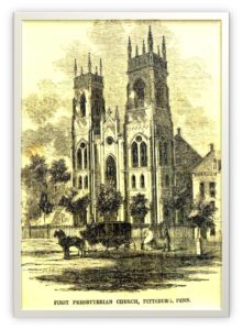 Kościoł prezbiteriański w Pittsburghu, ok. 1857 r.