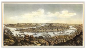 Widok na Pittsburgh, 1849 r.